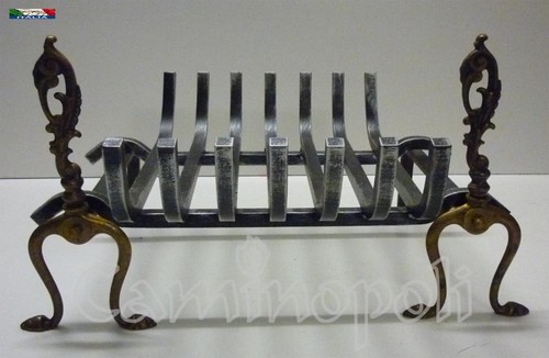 Coppia alari ottone - coppia,